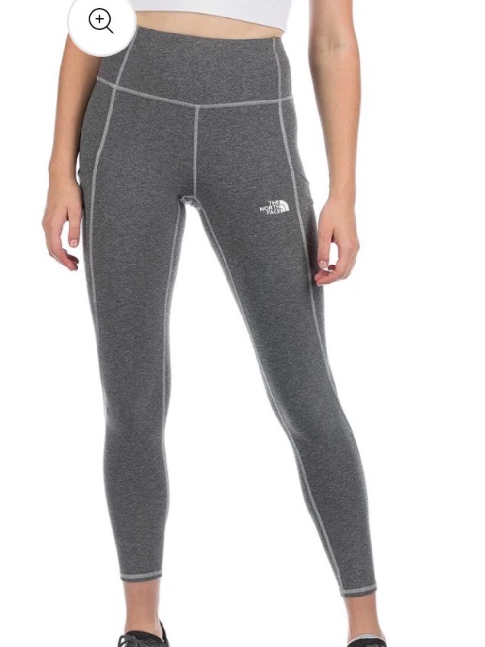 The North Face Charcoal Grey High-Rise Seam-Detail Leggings